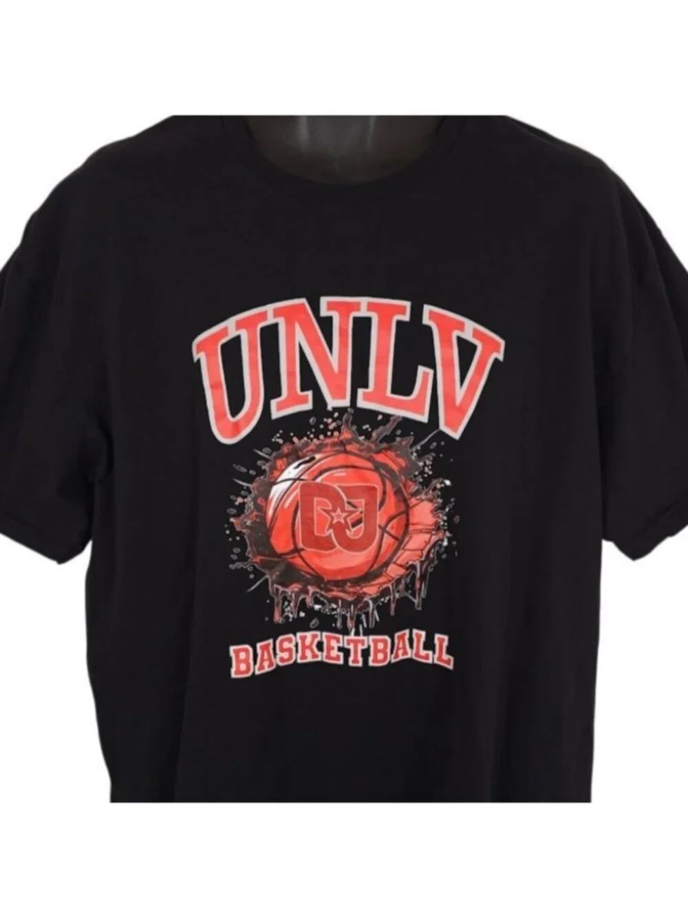 UNLV Runnin Rebels T Shirt Mens Size 2XL Basketball DJ Thomas Jr NCAA
